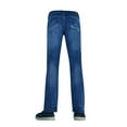 thumbnail image 2 of Flypaper Mens Stretch Jeans Straight Leg Regular Fit Medium Sea Blue Wash, 2 of 3
