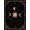Black Purple Beige, Pattern 15, variant on ODIKA Boho Gothic Vintage Southwestern Border Distressed Astrology Round Flowing Pet Friendly & Kids Safe Play for Playroom, Bedroom, Reading Nook
