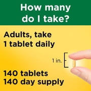 Nature Made Super B Complex with Vitamin C and Folic Acid Tablets, Dietary Supplement, 140 Count