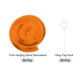 thumbnail image 3 of 30uds Naranja Fiesta Colgante Doble Tira Colgante Decoraciones Plástico Techo Serpentinas Fiesta Decoraciones para Cumpleaños Fiesta con Colgar Etiqueta Gancho, 3 of 7