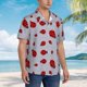 thumbnail image 3 of Balery Ladybug Camisas hawaianas de manga corta para hombre, camisas playeras de corte holgado, camisas de vacaciones con botones,XX-Large, 3 of 7