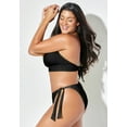 thumbnail image 5 of Swimsuits for All Loop Strap Halter Side Tie Bikini Set, 5 of 5