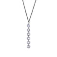 thumbnail image 1 of Floating Diamondlite Cubic Zirconia Drop Necklace - Black, 1 of 1