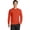 Orange, variant on Port & Company Long Sleeve Performance Blend Tee