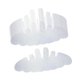 thumbnail image 1 of 20x Insertos reutilizables con forma corona béisbol, fieltro suave, multifuncionales, fáciles usar, accesorios protectores para gorras, forro Blanco L, 1 of 8