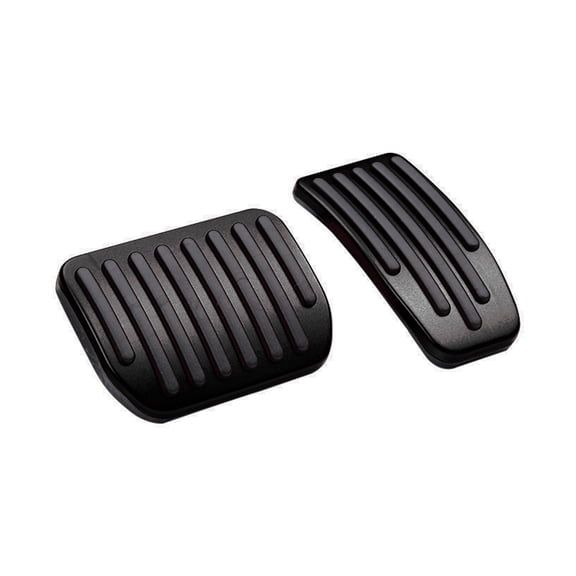 BIBABLYKE Universal Anti-slip Aluminum Brake Accelerator Clutch Non-Slip Foot Pedal Pad Cover Car Accessory Footrest for Y