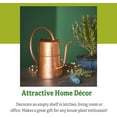 thumbnail image 4 of Gardener’s Supply Company Copper Plated Indoor Watering Can |   3 Quart Water Capacity, Decorative Copper-Plated Steel with Easy Pour Curved Spout for Houseplants, Succulents, Seeds, and Herbs, 4 of 6