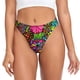 thumbnail image 1 of Fotbe Butterfly Garden Tanga Sin Costuras para Mujer con Estampado – Panties Invisibles, Transpirables y Cómodos para Uso Diario-XX-Large, 1 of 6