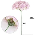 thumbnail image 5 of Silk Hydrangea Heads Artificial Flowers Heads with Stems for Home Wedding Decor,Pack of 10 (White), 5 of 5