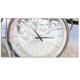 thumbnail image 1 of DesignArt Turquoise Painted Cottage Wagon Wheel Clock Large Wall Clock, 1 of 2
