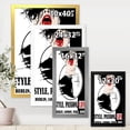 thumbnail image 4 of Designart 'Style Passion Life Fashion Woman VIII' Vintage Framed Art Print, 4 of 4