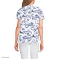 thumbnail image 2 of Lands' End Petite Supima Cotton V-Neck T-Shirt, 2 of 3