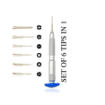 thumbnail image 3 of Replacement Screwdriver Set (6 Tips In 1) (Nanch), 3 of 3