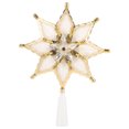 thumbnail image 1 of Adorno de árbol de Navidad iluminado, adorno de estrella de árbol de Navidad, adorno de árbol de Navidad, copa de árbol de estrella de Navidad, 1 of 7