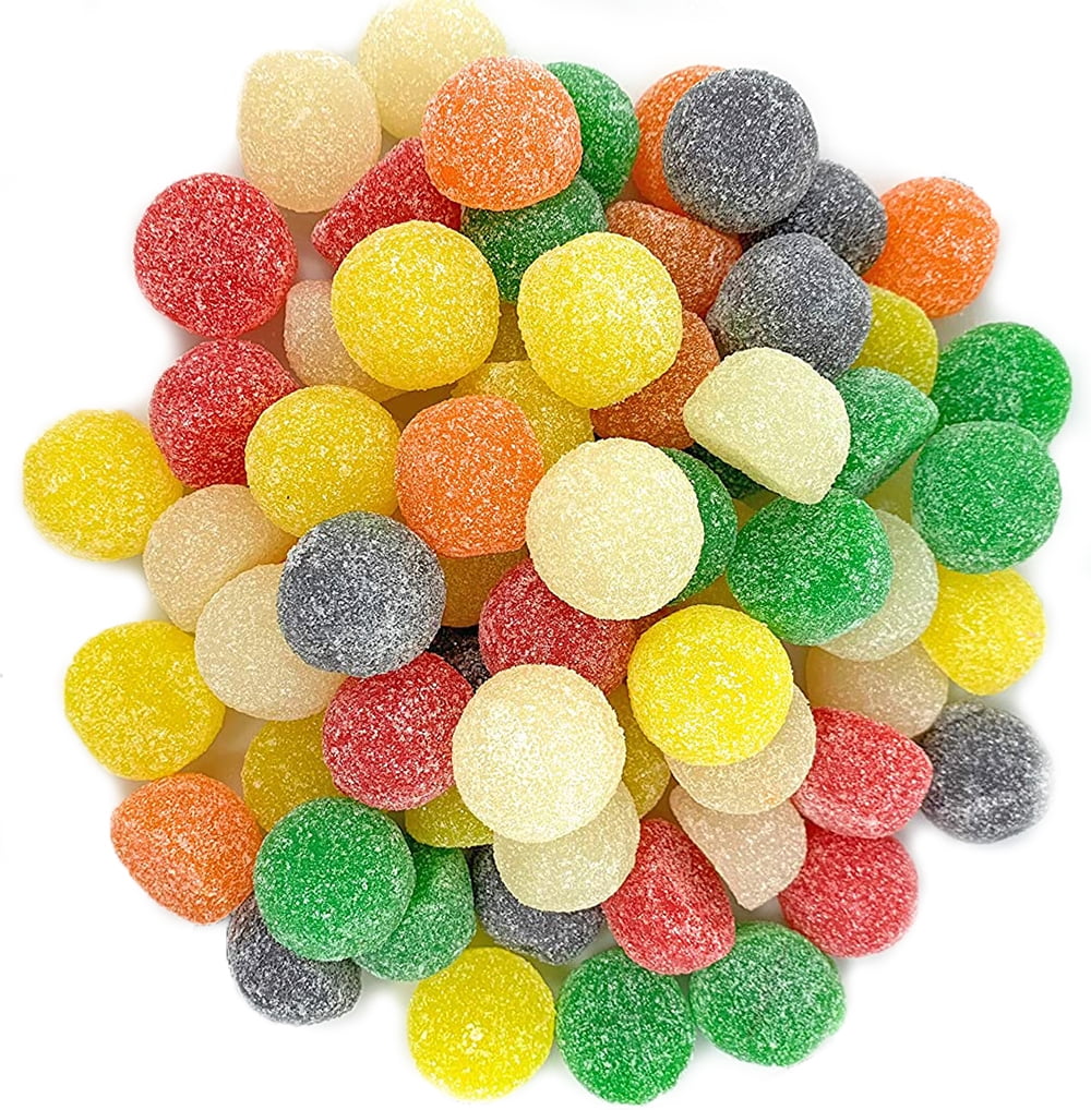 SweetGourmet Jelly Assorted Giant Gum Drops Bulk Candy 4 Pounds