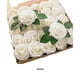 thumbnail image 2 of Decoración de Flores Artificiales Rosas Advancent Color Blanco, 2 of 6