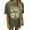 A-Army Green, variant on Tiweut Casual T Shirts for Womens Round Neck Short Sleeve Floral Graphic Print Religious Pullover Tops,Army Green