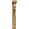 thumbnail image 2 of Ekena Millwork 4"W x 26"D x 30"H Merced Block Rough Sawn Bracket w/ Offset Brace, Western Red Cedar, 2 of 25