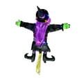 thumbnail image 4 of Bruja chocando contra un árbol, decoraciones colgantes de brujas, accesorios colgantes de brujas estrelladas pelo violeta, 4 of 9