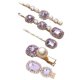 thumbnail image 1 of 5Pcs Rhinestone Hair Clips Fashionable Hair Fixing Clips Hair Accessory (Random Style), 1 of 4