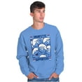 thumbnail image 5 of Retro Americana Smurfette Supporters Sweatshirt for Men or Women Brisco Brands M, 5 of 6