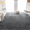 thumbnail image 2 of Sleep Zone Ultra-Soft Plush Area Rug 6×9 Feet, Dark Grey Non-Slip Fuzzy Rug for Living Room, 2 of 8