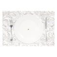 thumbnail image 3 of Rectangular Placemat Set 12'x18' Exquisite Print Durable & Heat Resistant Light Grey Background, 3 of 8