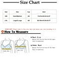 thumbnail image 3 of Black and Friday Deals Clearance under 5.00 Lindreshi Womens Plus Size Clearance 5.00 Women Small Breasts Gathered Sexy Sleep Bra Non-marking Shockproof Running Vest Sports Underwear, 3 of 7