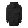thumbnail image 3 of Independent Trading Co. Heavyweight Hooded Sweatshirt IND4000 Black Camo 2XL, 3 of 3