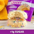 thumbnail image 5 of Quest Frosted Protein Cookies, Low Carb, Gluten-Free, Birthday Cake, 8 Count, 5 of 8