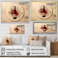 thumbnail image 4 of Designart "Vinyl And Vino I" Wine Floater Framed Canvas Art Print, 4 of 5