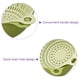thumbnail image 4 of Juego de tazones de colador de colador de cocina, 3 piezas Cesta de drenaje de doble capa mediana adecuada para frutas, verduras, pasta, bayas - Verde Unique Bargains Cesta escurridor de doble capa, 4 of 6