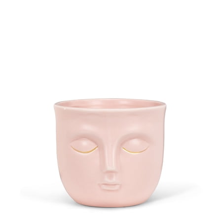 Set of 2 Small Sleeping Face Planter