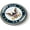 Metal Bezel, variant on BestLicensePlateFrames - U.S. Navy Dad 3D Domed CAR Emblem Badge Sticker Flexible - Official U.S. Navy Licensed Product