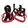 thumbnail image 3 of Anneau de Traction, Anneaux de Gymnastique Extérieurs en Forme de Singe Ergonomiques avec Sangles Réglables pour Barres pour Enfants de 3 Ans et Plus Rouge, Bleu, Noir, 3 of 8