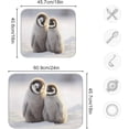 thumbnail image 3 of Dish Drying Mat Cute Penguins Absorbent Microfiber Kitchen Dish Mat Super Absorbent Dish Drainer Mat for Kitchen Counter 16" x 18", 3 of 7