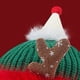 thumbnail image 2 of Sombreros de invierno, gorro navideño rojo, gorro de punto con astas para mujer, gorro de terciopelo cálido con protección para las orejas, gorro para mujer., 2 of 3