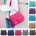 thumbnail image 6 of JAHH Women's Fashion Solid Color Nylon Crossbody Bag for Women with Anti theft RFID Pocket Waterproof Shoulder Bag Travel Purses and Handbag, 6 of 8