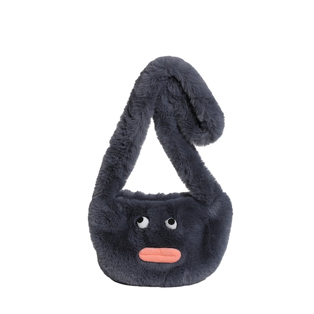 Bolso hombro Likrtyny bolso cruzado felpa invierno 3013-PZ20240816016366 azul