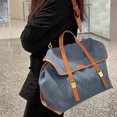 thumbnail image 5 of Mochilas estilo Inglaterra para mujer, bolsos de diseñador de lujo, carteras, novedad de 2024, en tela vaquera con cierre de lentejuelas, gran capacidad, para el hombro, 5 of 5