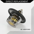 thumbnail image 4 of Termostato de motor de refrigerante para automóvil para Mitsubishi Delica 1979-1986 No.MD972905 tono plateado 1 pieza, 4 of 6
