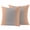 Coral Pink and Gray, variant on Brown Gray Ombre Outdoor Waterproof Throw Pillow Covers 16x16 Set of 2, Modern Gradient Abstract Art Decorative Pillowcases Cushion Pillowcase for Couch Sofa Patio Outside Pillow Protector