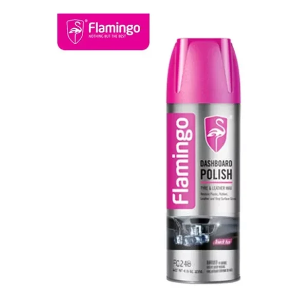 Abrillantador En Aerosol Flamingo 220 Ml Aroma Hielo Obscuro