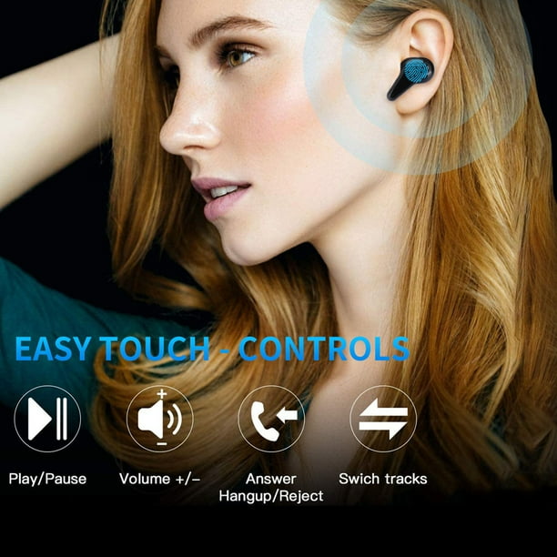 Gaming Headphones True Wireless Earphone with Mic 65ms Low Latency