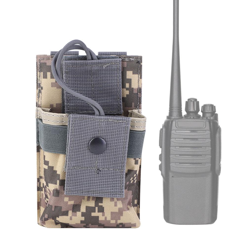 Ccdes Walkie Talkie Hanging Bag,Nylon Outdoor Multifunction Molle Tactics Interphone Radio