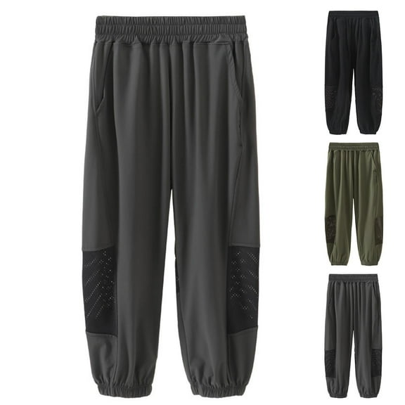Bovxnpu Toddler Boys Girls Pants, Boys' Pull On Jogger Pants Sports Pants, Boys' Summer Thin Breathable Pants Mosquito Proof Pants Outerwear Air-conditioned Pants