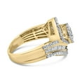 thumbnail image 2 of 14K Yellow Gold 1ct. TDW Diamond Bypass Cluster Ring (H-I,SI2-I1), 2 of 8