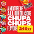 thumbnail image 3 of Chupa Chups Mini Lollipop AKF18 Assortment, 5 Flavors, Individually Wrapped Candy for Kids, 50.8 Oz Bag (240 Suckers), 3 of 3