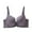 Dark Gray, variant on Women's Solid Color Maternity Sleeping Underwear WIth Underwear Women Daily Bra Moderate Support Wide Strap Comfort Bralettes Full Coverage Wireless