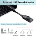 thumbnail image 4 of Tarjeta de sonido USB Bearachild 7.1 canales para ordenador portátil, 4 of 6